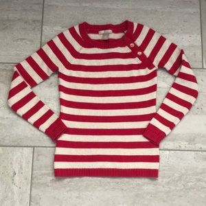 BR striped sweater
